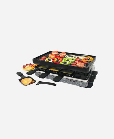 Swissmar 8-Person Eiger Raclette with Reversible Cast Iron Grill Plate