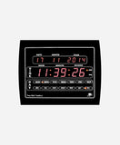 Kadio Digital Wall Clock (Grey, With Glass)